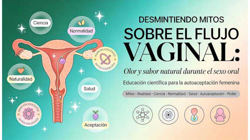 Desmintiendo mitos sobre el flujo vaginal: olor y sabor natural durante el sexo oral